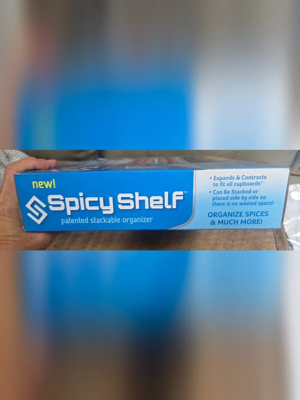 Spicy Shelf ~ 1 Set 2 Shelves Stackable Spice Organizer - Bin R